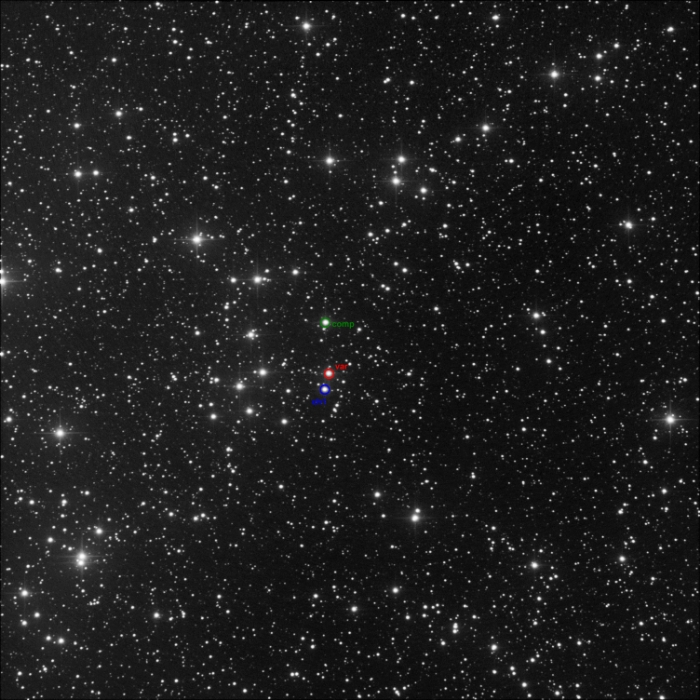 Mapka - V0828 Aur, JD 2461038.20340