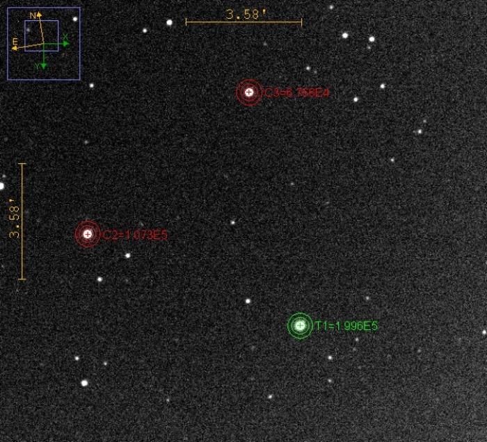 Mapka - KELT-17, JD 2461042.37468
