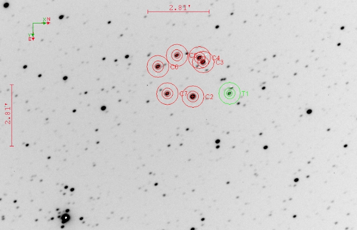 Mapka - TOI-3961, JD 2461000.31379