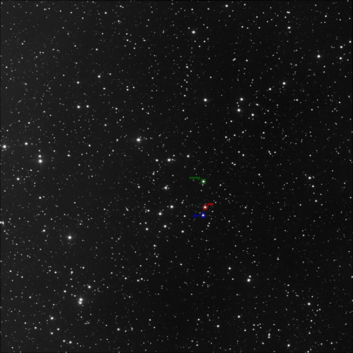 Mapka - V0828 Aur, JD 2461045.39387