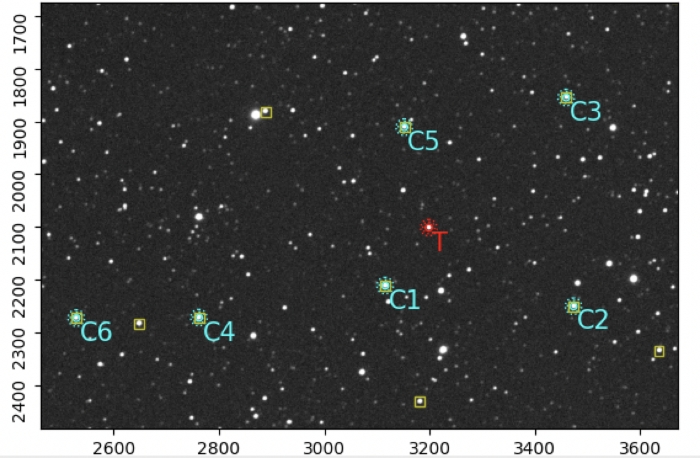 Mapka - WASP-12, JD 2461048.66799