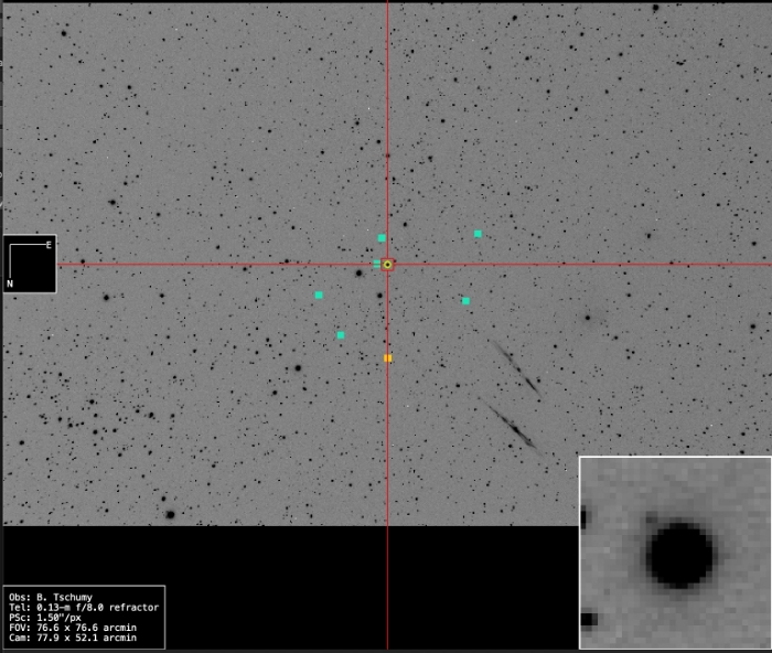 Mapka - V1239 Tau, JD 2461050.62540