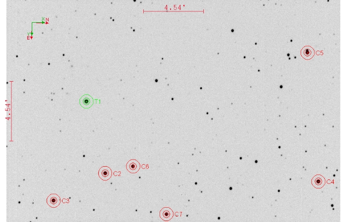 Mapka - TOI-5540, JD 2460770.28923
