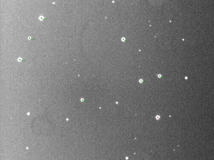 Mapka - GJ 436, JD 2461046.47355