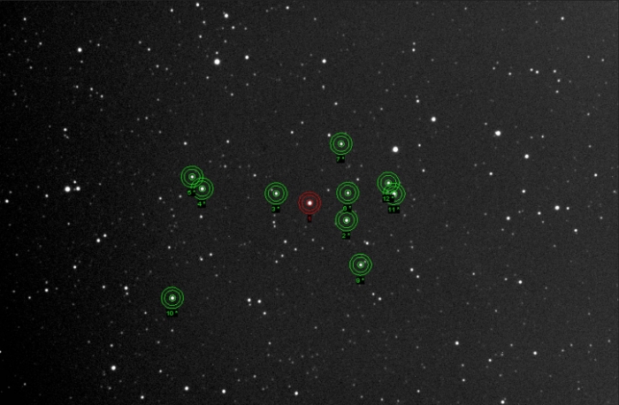 Mapka - TOI-1516, JD 2461047.40387