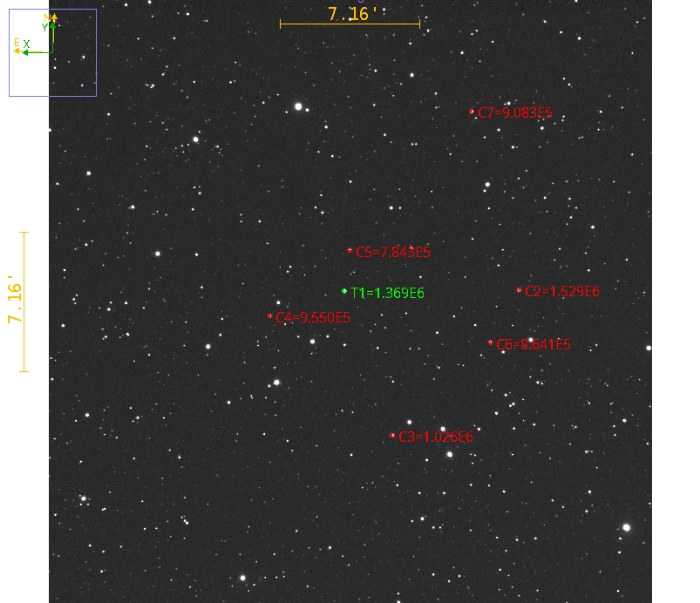 Mapka - WASP-12, JD 2461060.66962