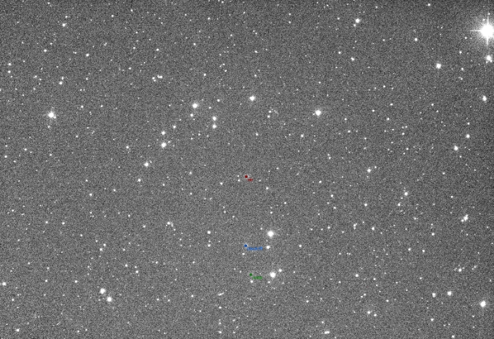 Mapka - NN Dra, JD 2461059.25100