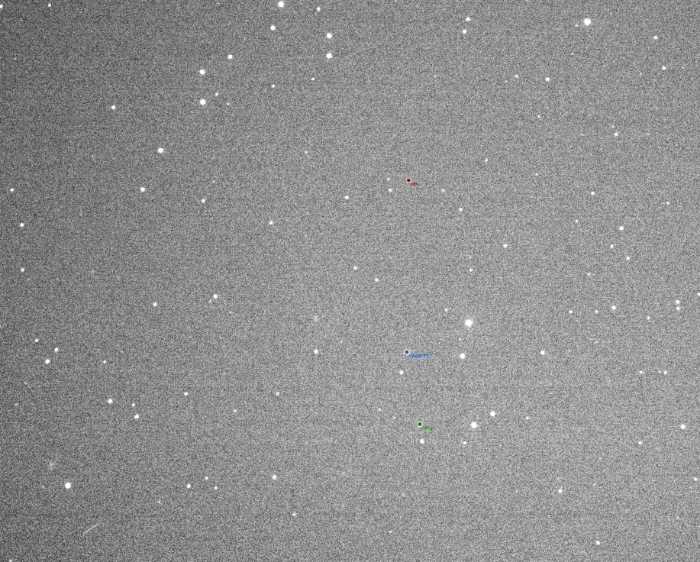 Mapka - NN Dra, JD 2461060.18751