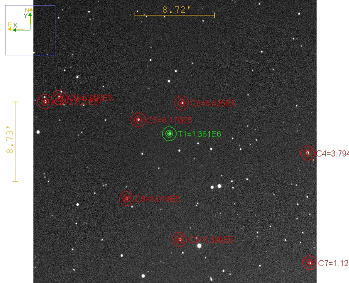 Mapka - K2-19, JD 2461066.80334