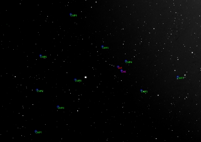 Mapka - TOI 2564.01, JD 2461044.30041