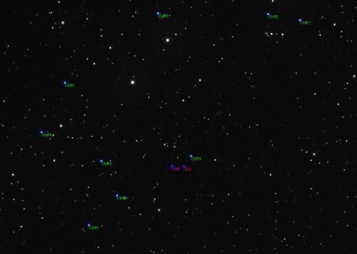 Mapka - TOI-1883, JD 2461041.28911