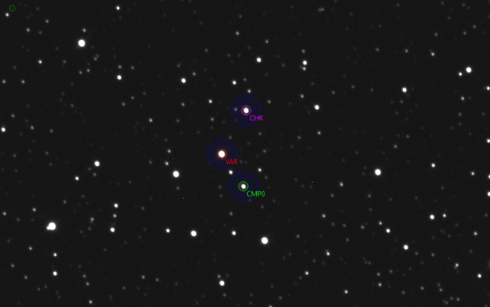 Mapka - NSVS 8704632, JD 2461027.97995