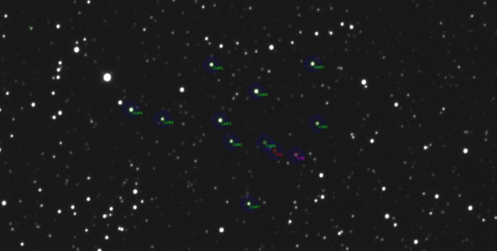 Mapka - TOI-519, JD 2461069.10524