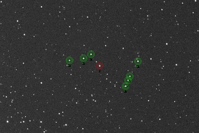 Mapka - WASP-11, JD 2461054.28191