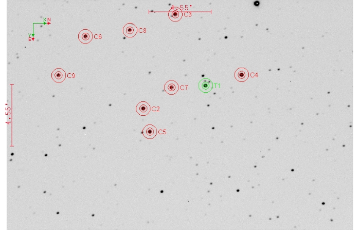 Mapka - HAT-P-16, JD 2461065.21743