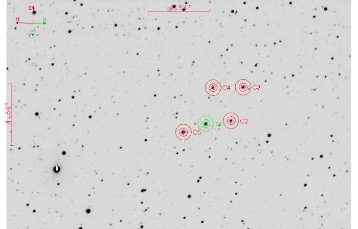 Mapka - TOI-3686, JD 2461052.22004