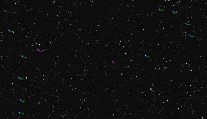 Mapka - TOI-626, JD 2461080.99194