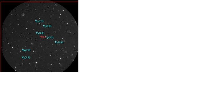 Mapka - TOI 2564.01, JD 2461040.54099