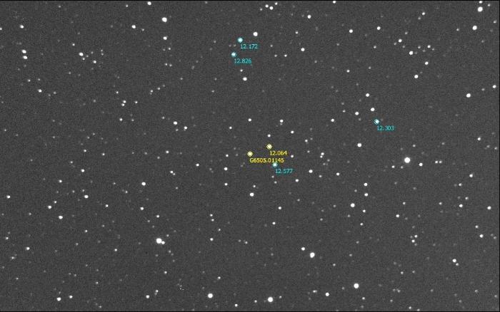 Mapka - ASAS J061019-2333.4, JD 2461083.53155