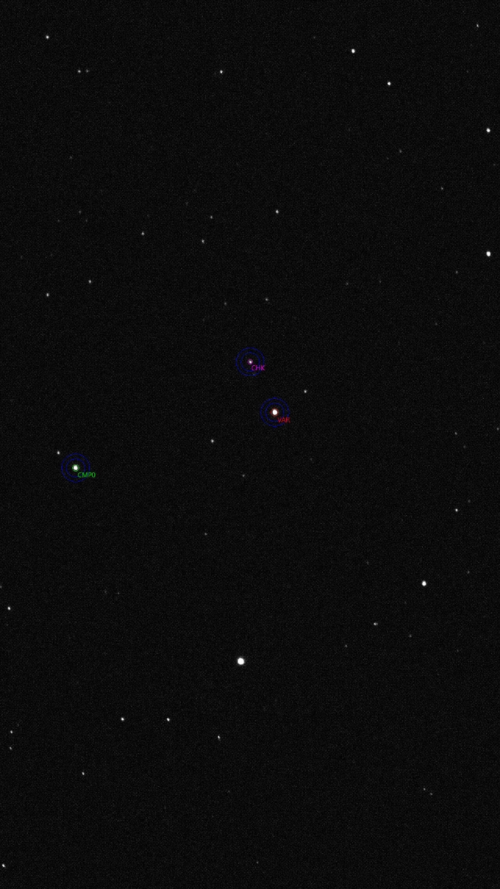 Mapka - W UMa, JD 2461085.25418