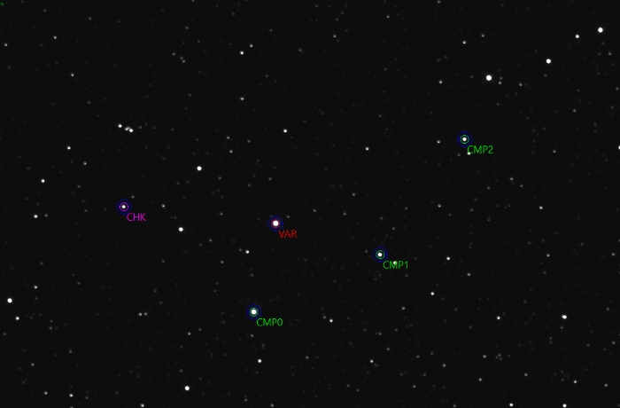 Mapka - V0785 Cas, JD 2461088.00216