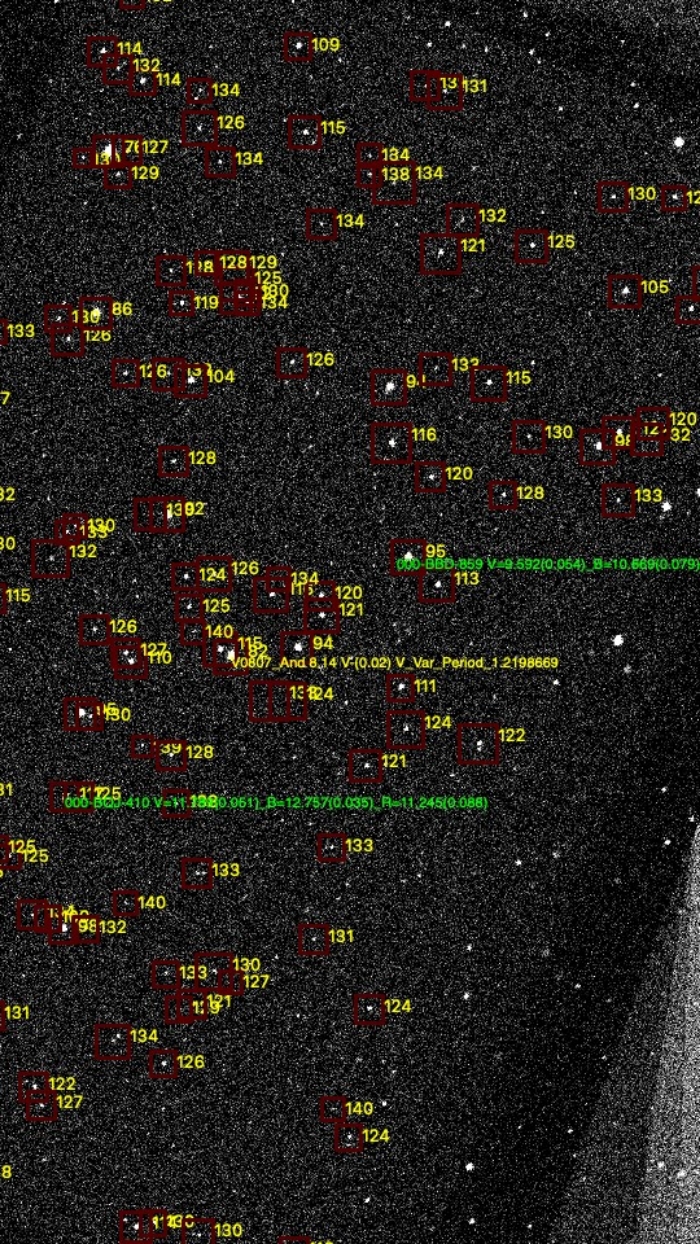 Mapka - WASP-33, JD 2461092.00717