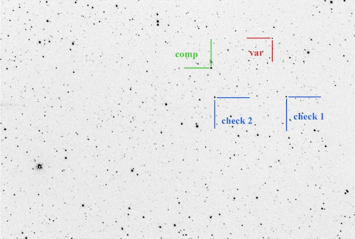 Mapka - ASASSN-V J050759.04+321307.5, JD 2460731.26453