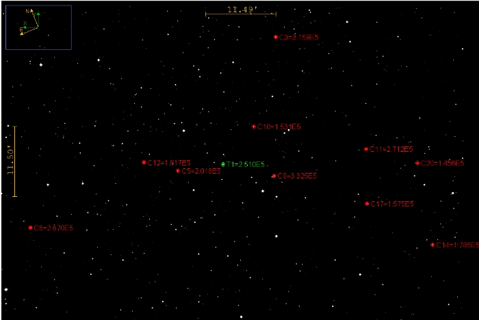 Mapka - TOI-4427, JD 2461090.31413