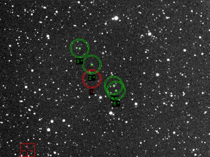 Mapka - WASP-12, JD 2461092.31793