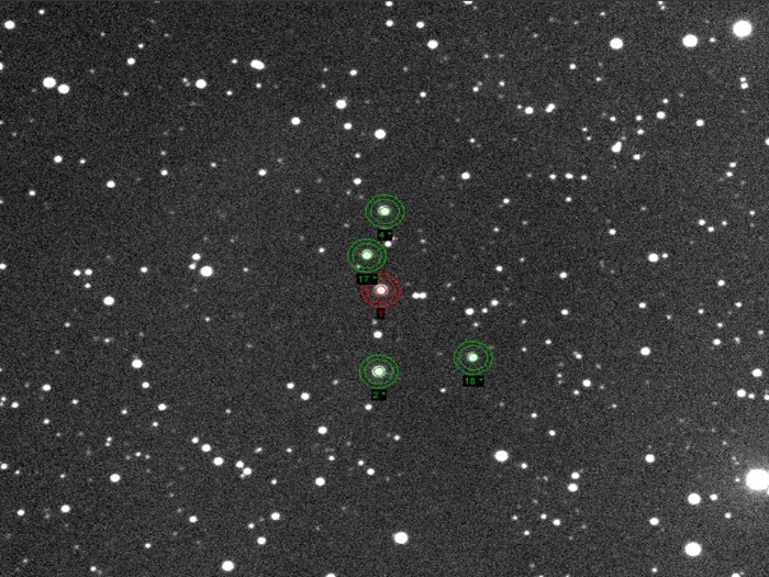 Mapka - TOI-2154, JD 2461087.31559