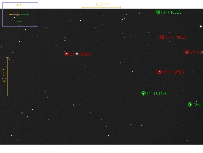 Mapka - TOI-3983, JD 2461098.84397