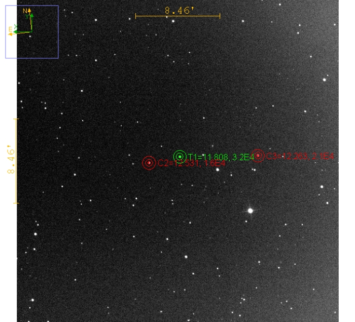 Mapka - HAT-P-42, JD 2461100.22006