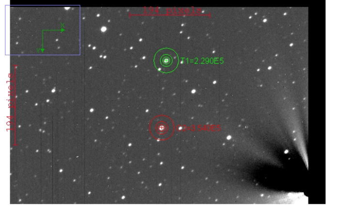 Mapka - CH CMa, JD 2459669.54327