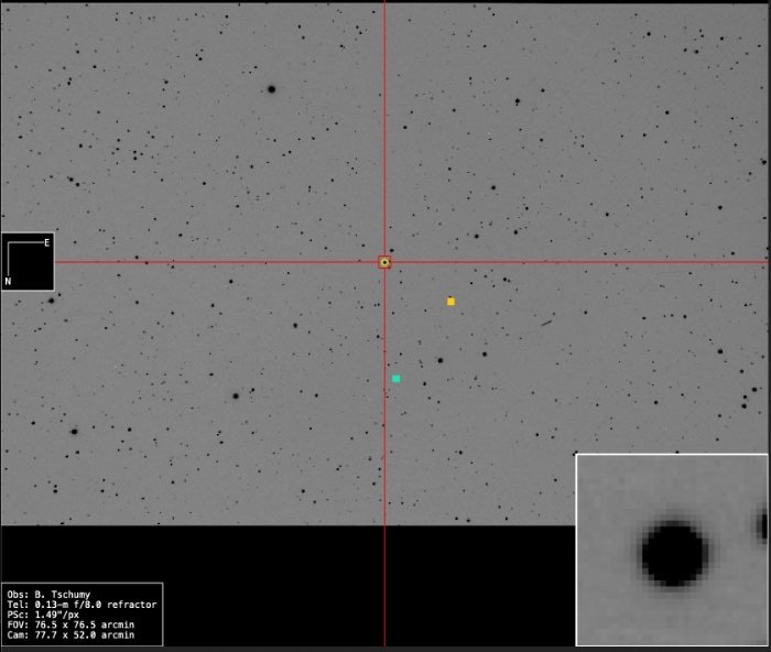 Mapka - HN Cnc, JD 2461098.56556