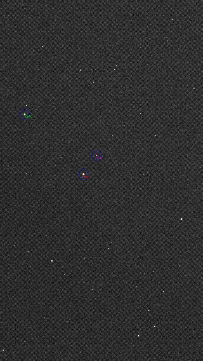 Mapka - W UMa, JD 2461099.36671