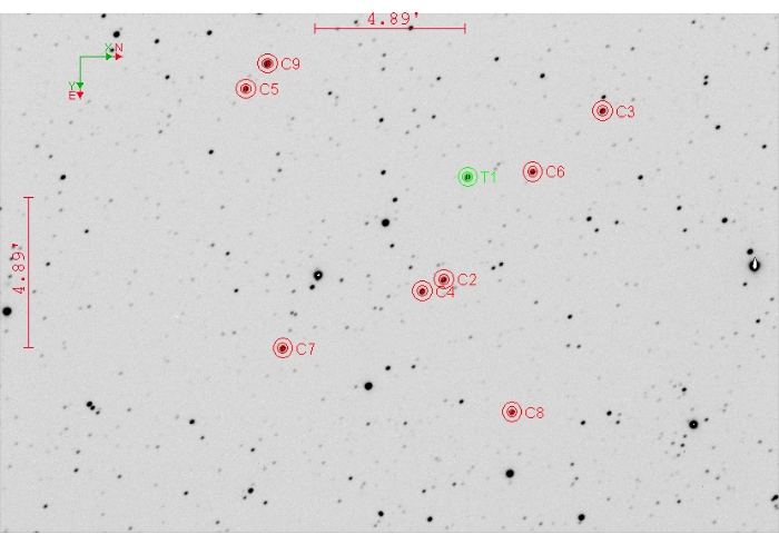 Mapka - WASP-12, JD 2461103.24984