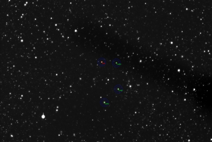 Mapka - TOI-1518, JD 2461106.25256