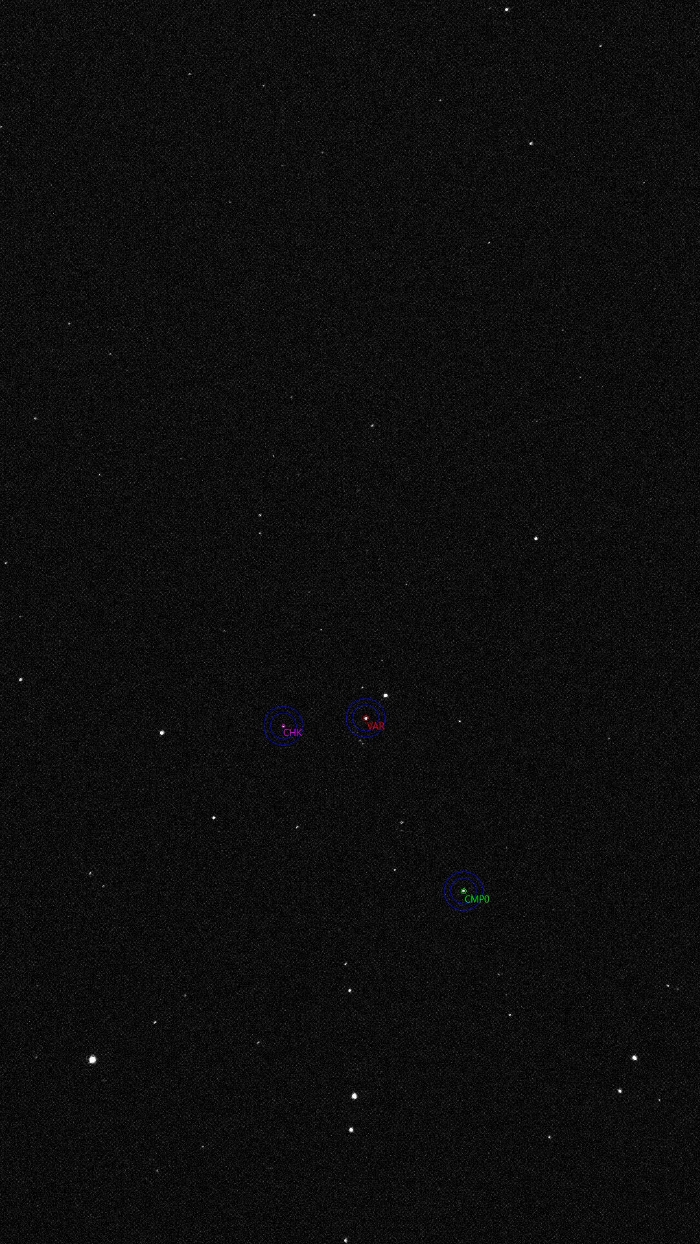 Mapka - HH UMa, JD 2461108.26993