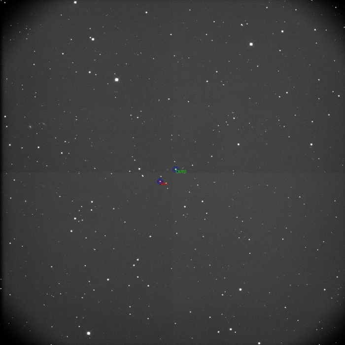 Mapka - V0396 Lyn, JD 2461107.34990