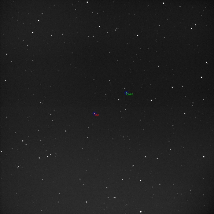 Mapka - TIC 288344202, JD 2461060.30293