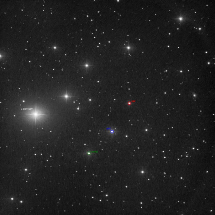 Mapka - XZ UMa, JD 2461112.26057