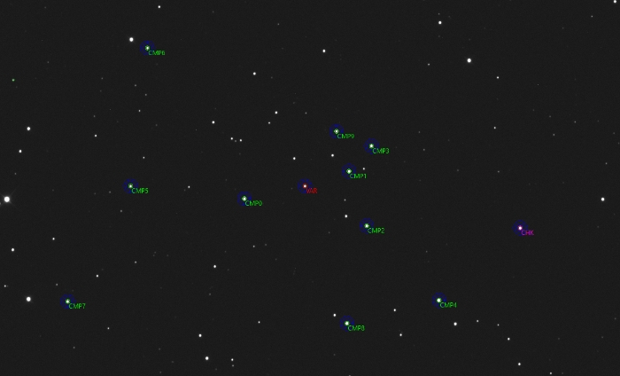 Mapka - TOI-3831, JD 2461086.00834