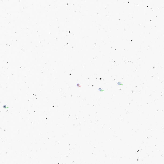 Mapka - V1511 Her, JD 2461121.50084