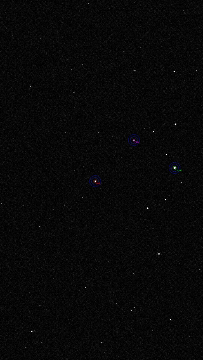 Mapka - XY Leo, JD 2461124.39964