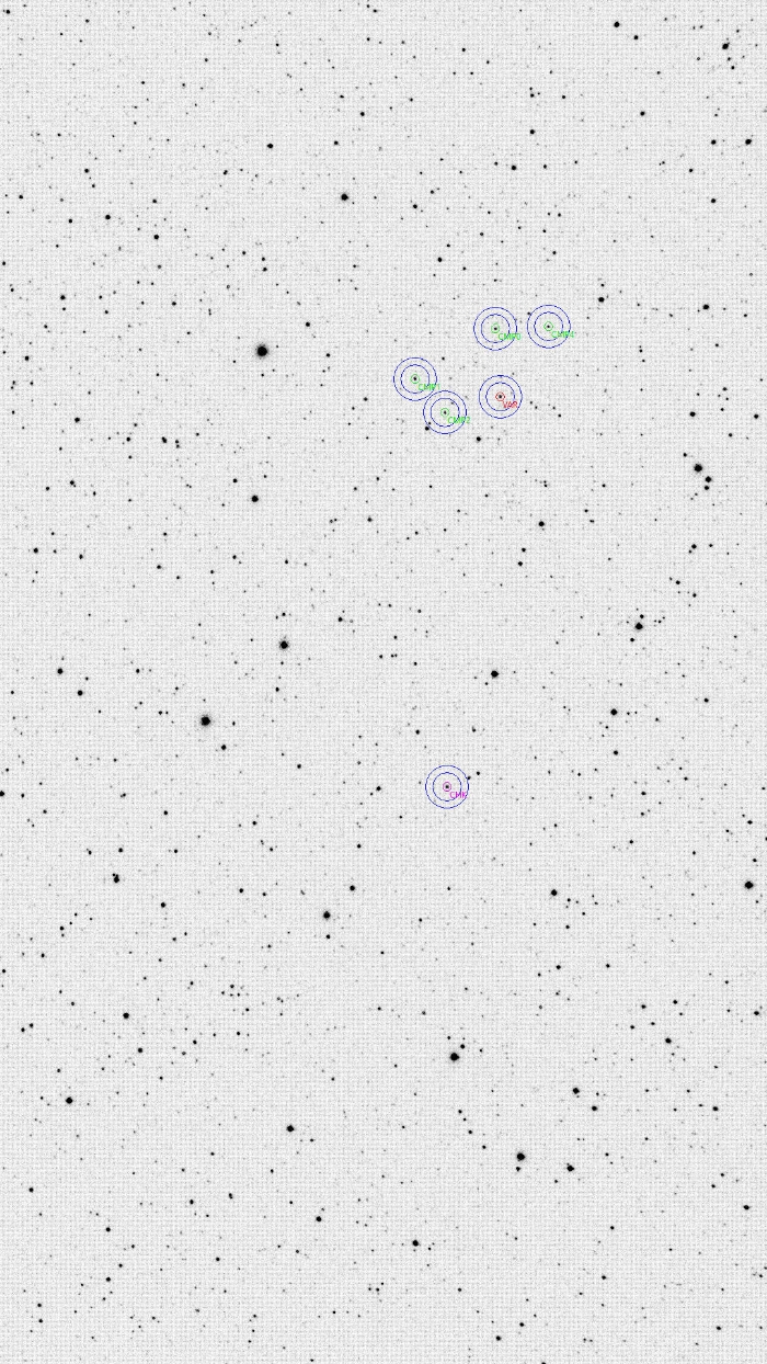 Mapka - NSVS 6195117, JD 2461019.20357