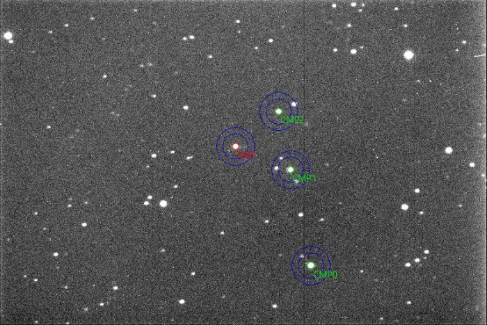 Mapka - WASP-36, JD 2461127.33325