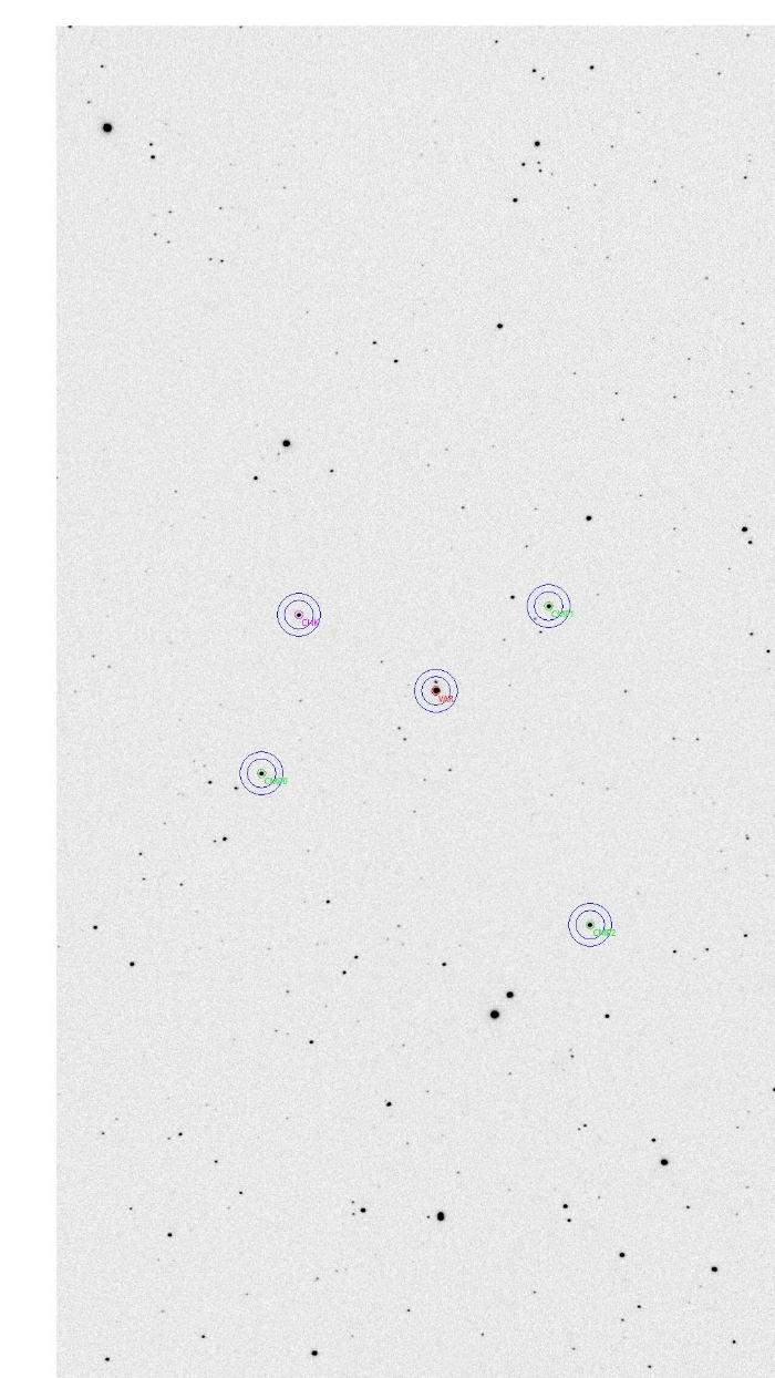 Mapka - WY Cnc, JD 2461098.38121