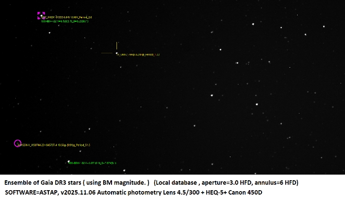 Mapka - TY UMi, JD 2461132.26269