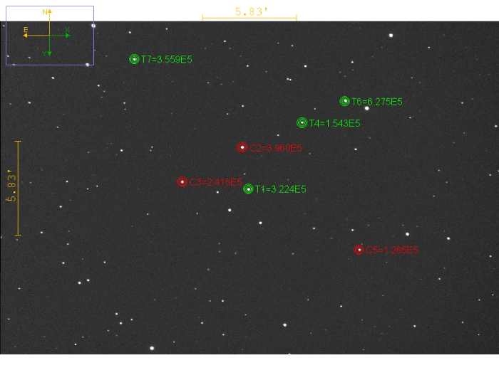 Mapka - UCAC4 519-048131, JD 2461118.60745