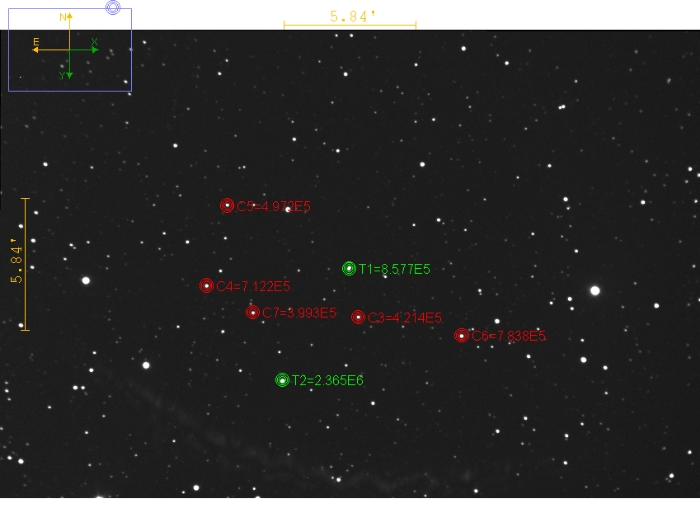 Mapka - TOI-4725, JD 2461116.60172